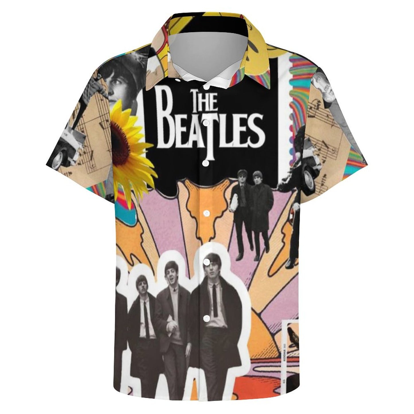 Men's Fashion Casual Printed Short Sleeve Shirts 2306102312