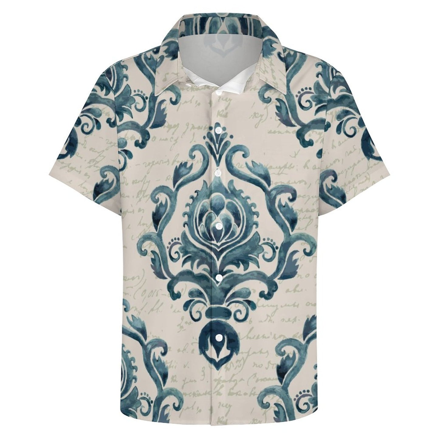 Men's Fashion Casual Printed Short Sleeve Shirts 2306101346