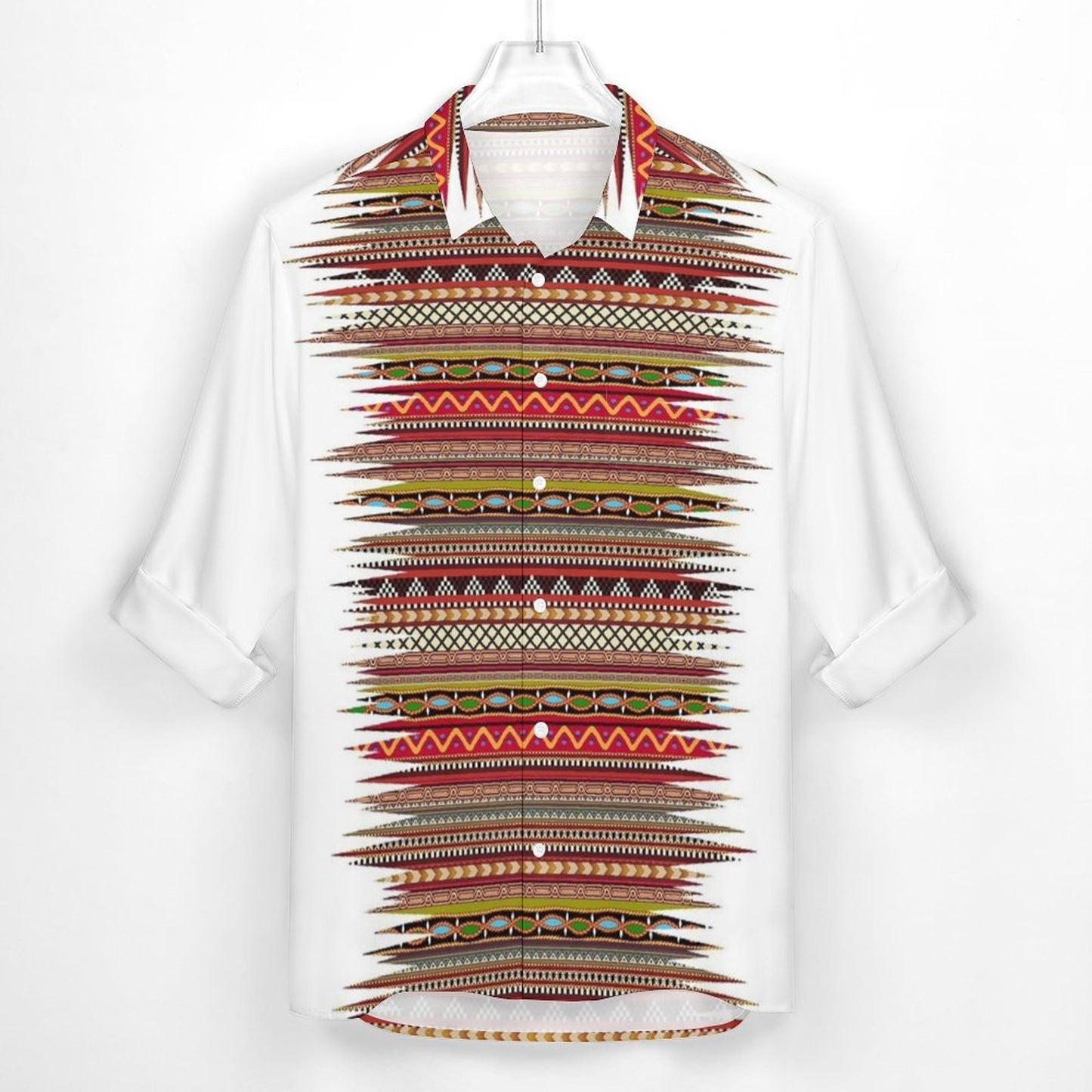 Men's Casual Printed Long Sleeve Shirt 2306103093
