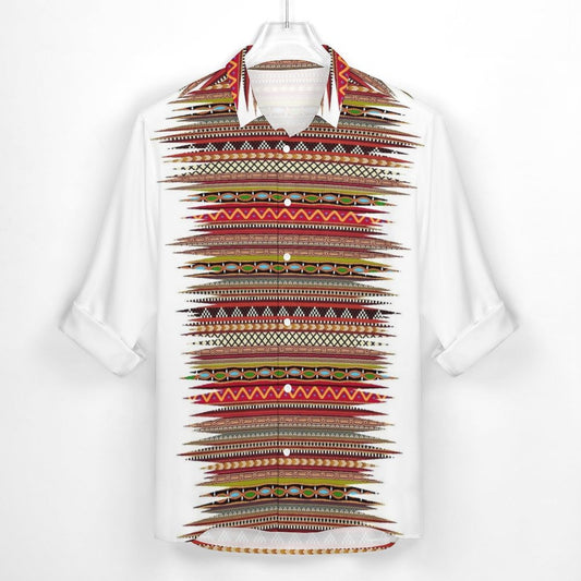 Men's Casual Printed Long Sleeve Shirt 2306103093