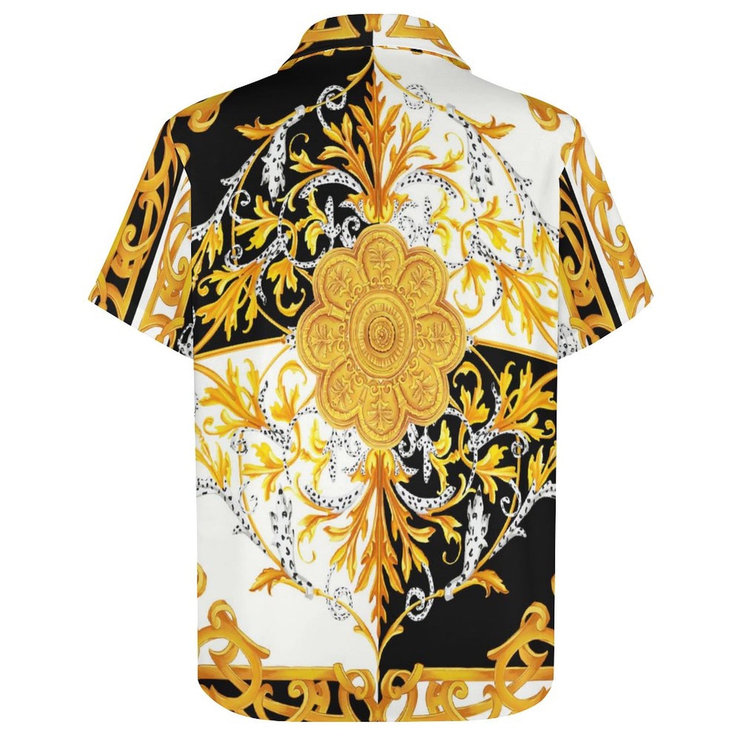 Men's Fashion Casual Printed Short Sleeve Shirts 2306100024