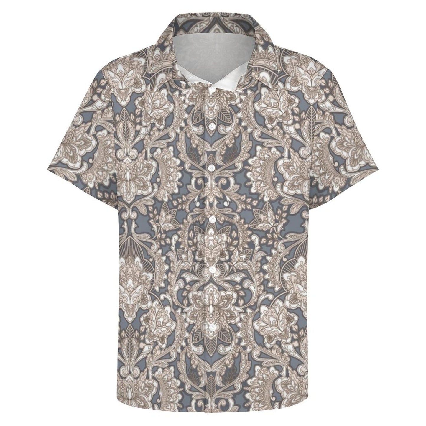 Men's Fashion Casual Printed Short Sleeve Shirts 2306101344