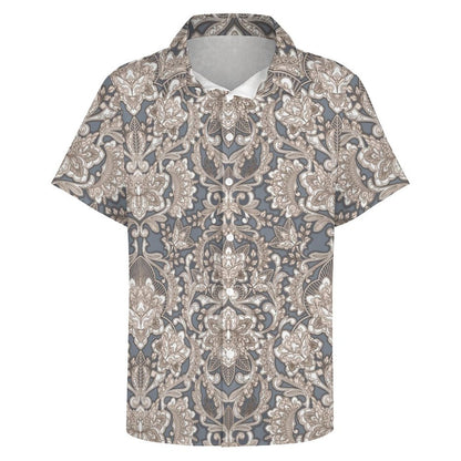 Men's Fashion Casual Printed Short Sleeve Shirts 2306101344