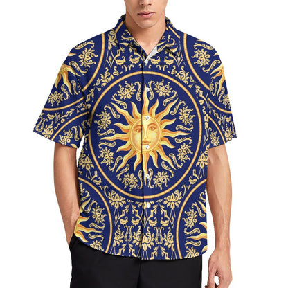 Men's Fashion Casual Printed Short Sleeve Shirts 2306100035
