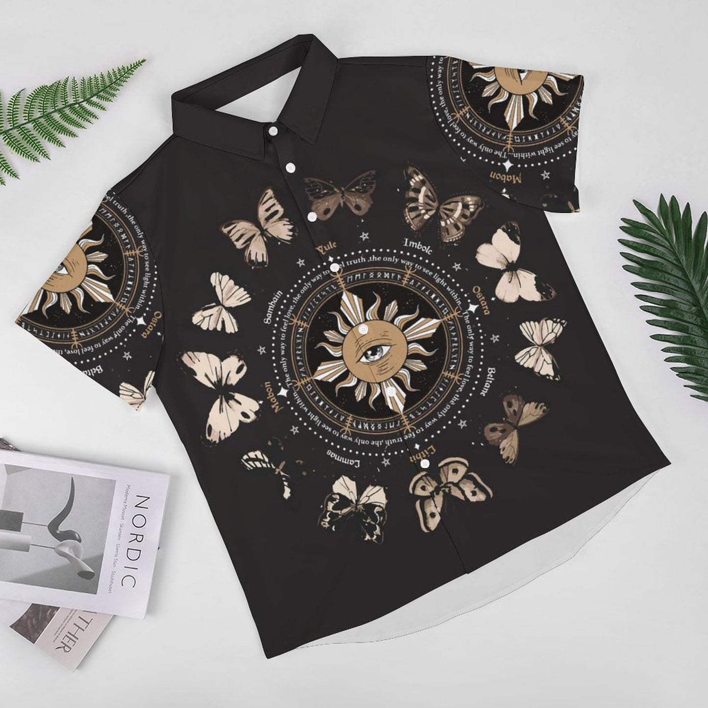 Men's Fashion Casual Printed Short Sleeve Shirts 2306101047