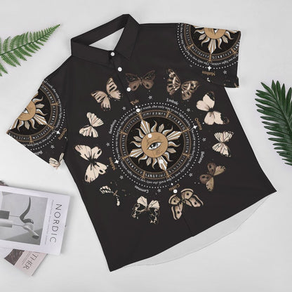 Men's Fashion Casual Printed Short Sleeve Shirts 2306101047