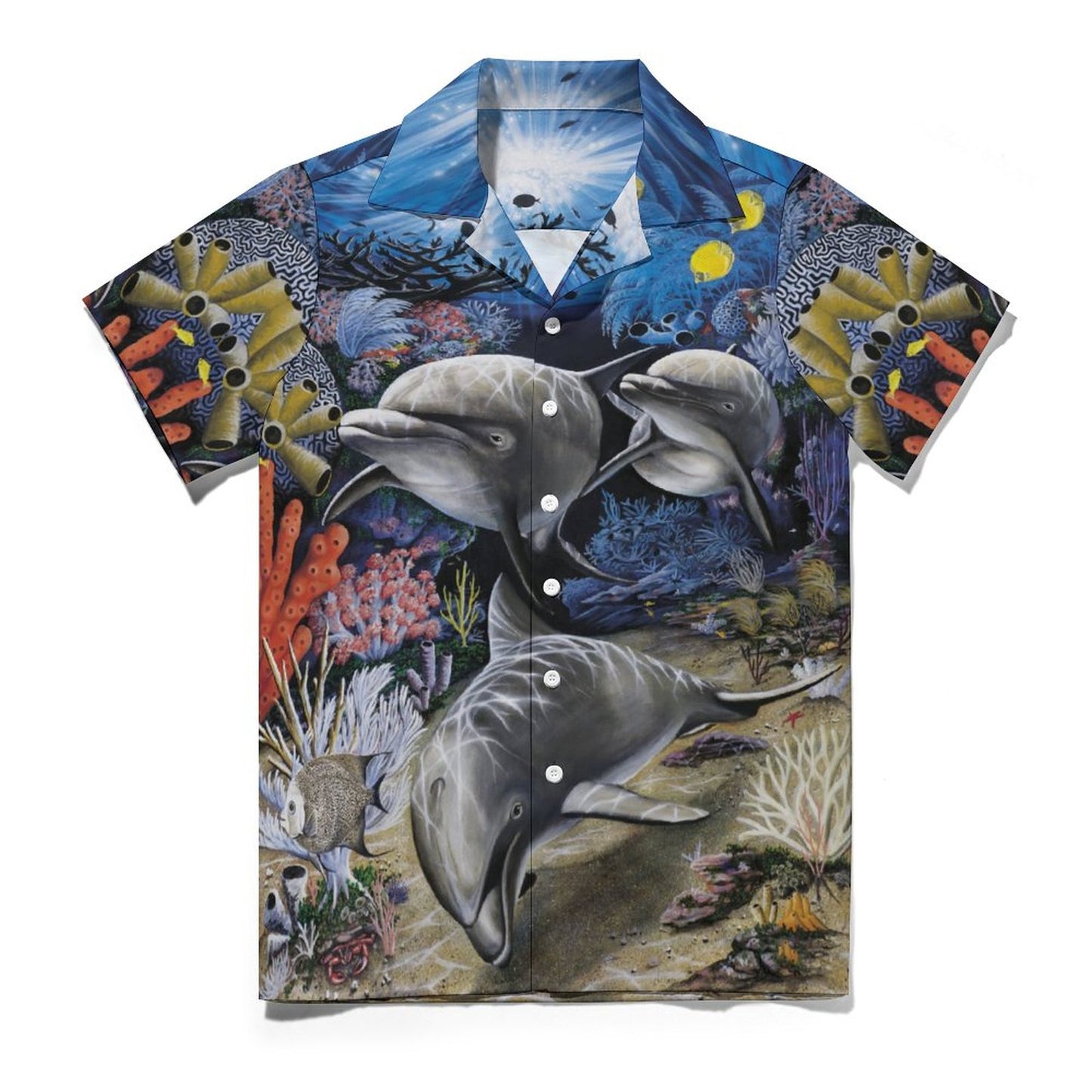 Men Hawaiian Casual Short Sleeve Shirt 2305106246