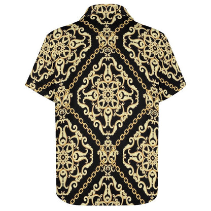 Men's Fashion Casual Printed Short Sleeve Shirts 2306104062