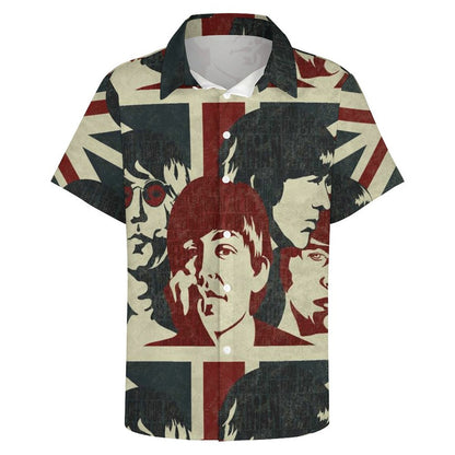 Men's Fashion Casual Printed Short Sleeve Shirts 2306104154