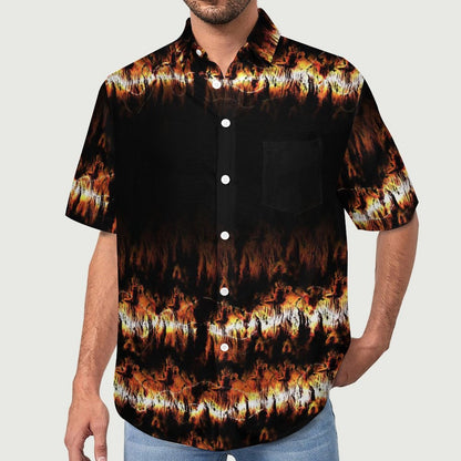 Men's Flame Vacation Hawaiian Shirt 2306104927