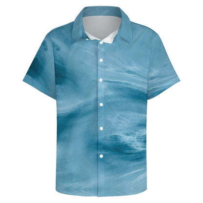 Men's Hawaiian Print Resort Shirt 2304109876
