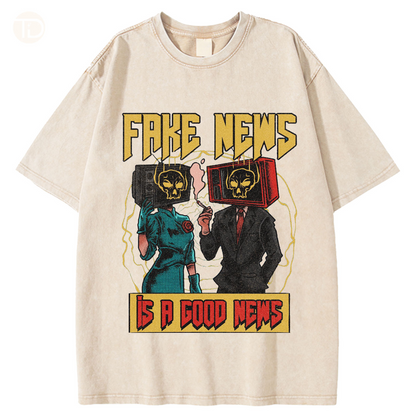 Unisex Vintage Wash Denim T-Shirts
