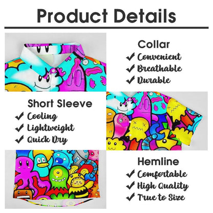 Men's Hawaiian Casual Short Sleeve Shirt 2306105794