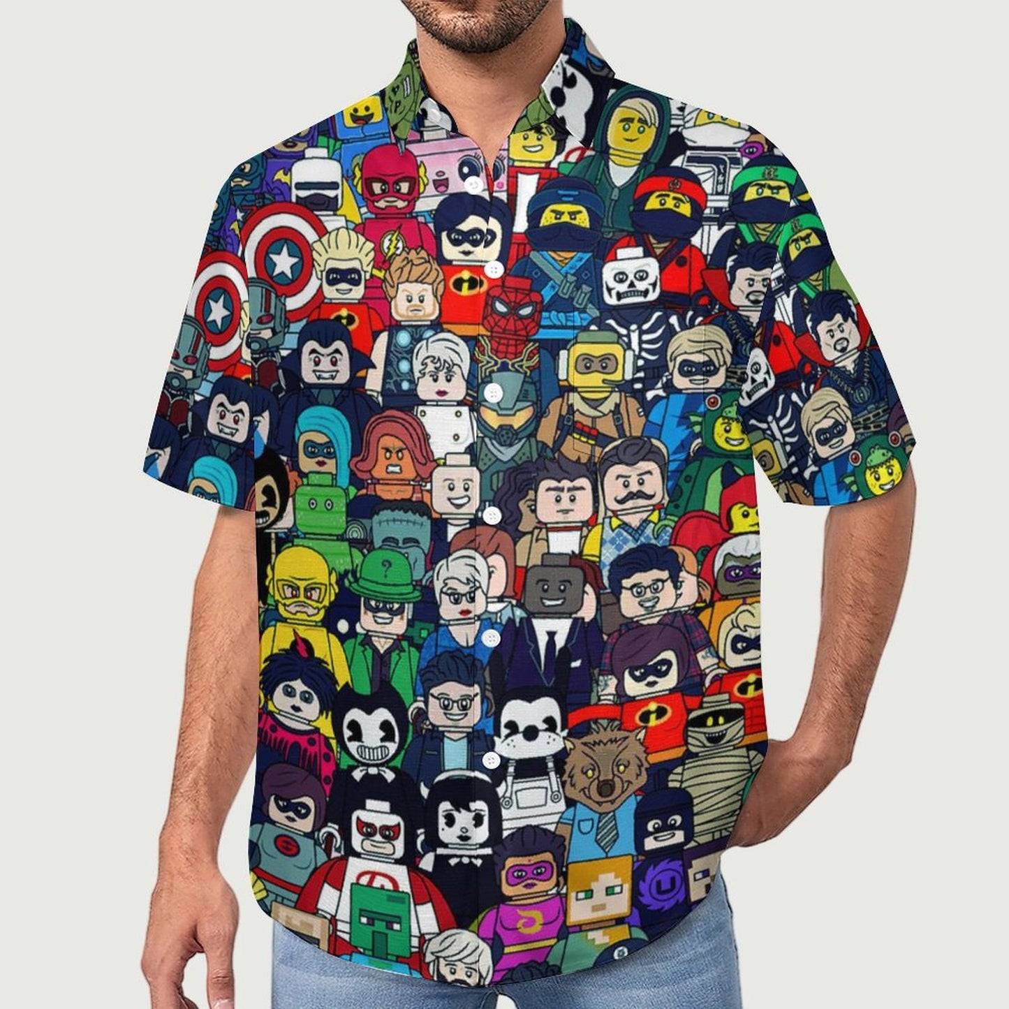 Men's Hawaiian Casual Short Sleeve Shirt 2306103342