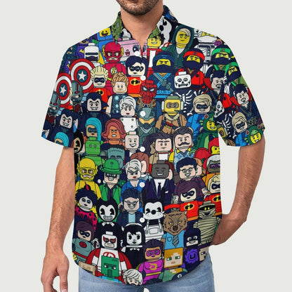 Men's Hawaiian Casual Short Sleeve Shirt 2306103342