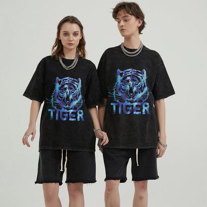 Unisex Vintage Solid Wash T-Shirts 2305101618