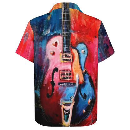 Men's Hawaiian Print Resort Shirt 2305102034