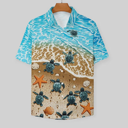Men's Hawaiian Print Resort Shirt 2304109866
