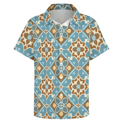 Men's Fashion Casual Printed Short Sleeve Shirts 2306100442