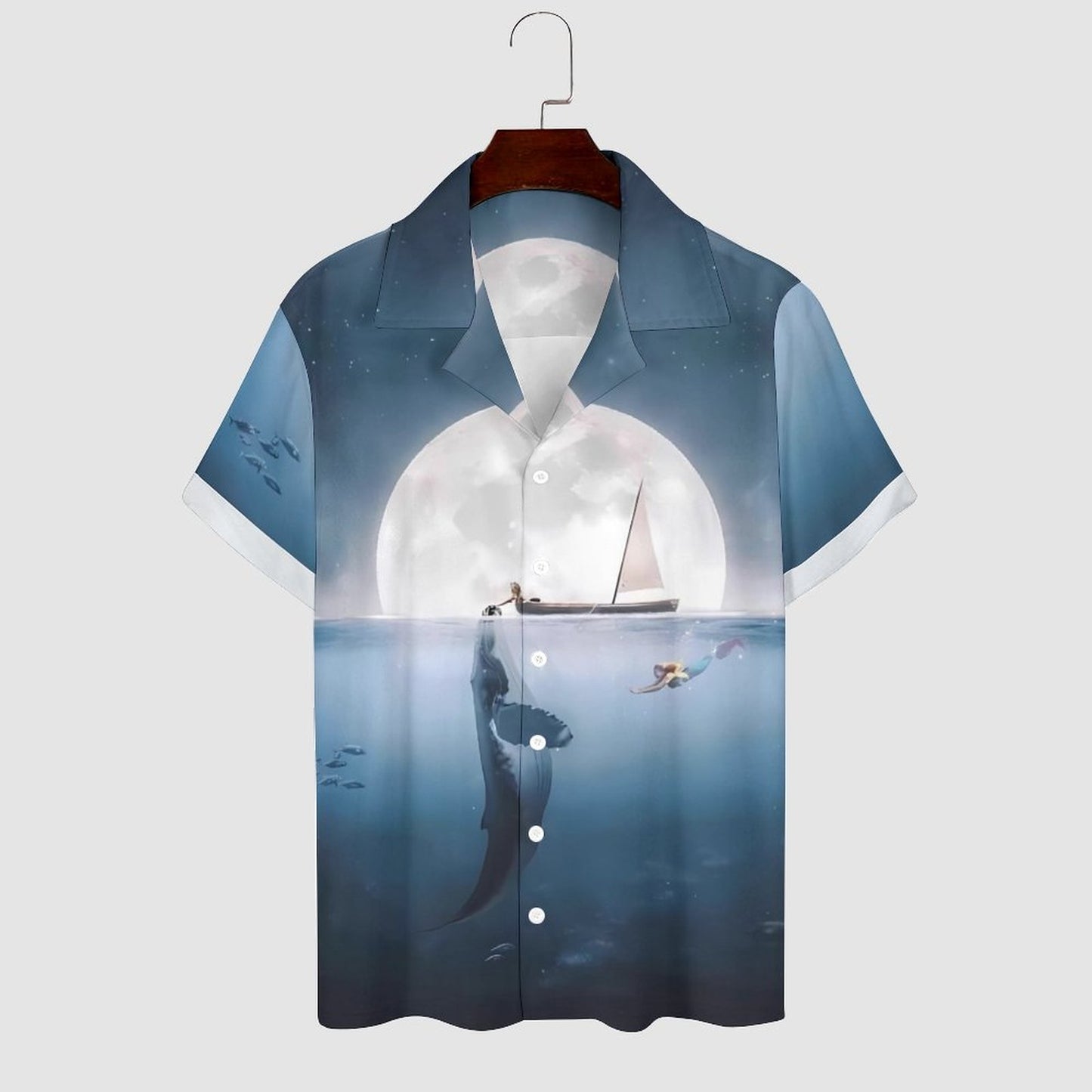 Men's Hawaiian Print Casual Shirt 2304109840