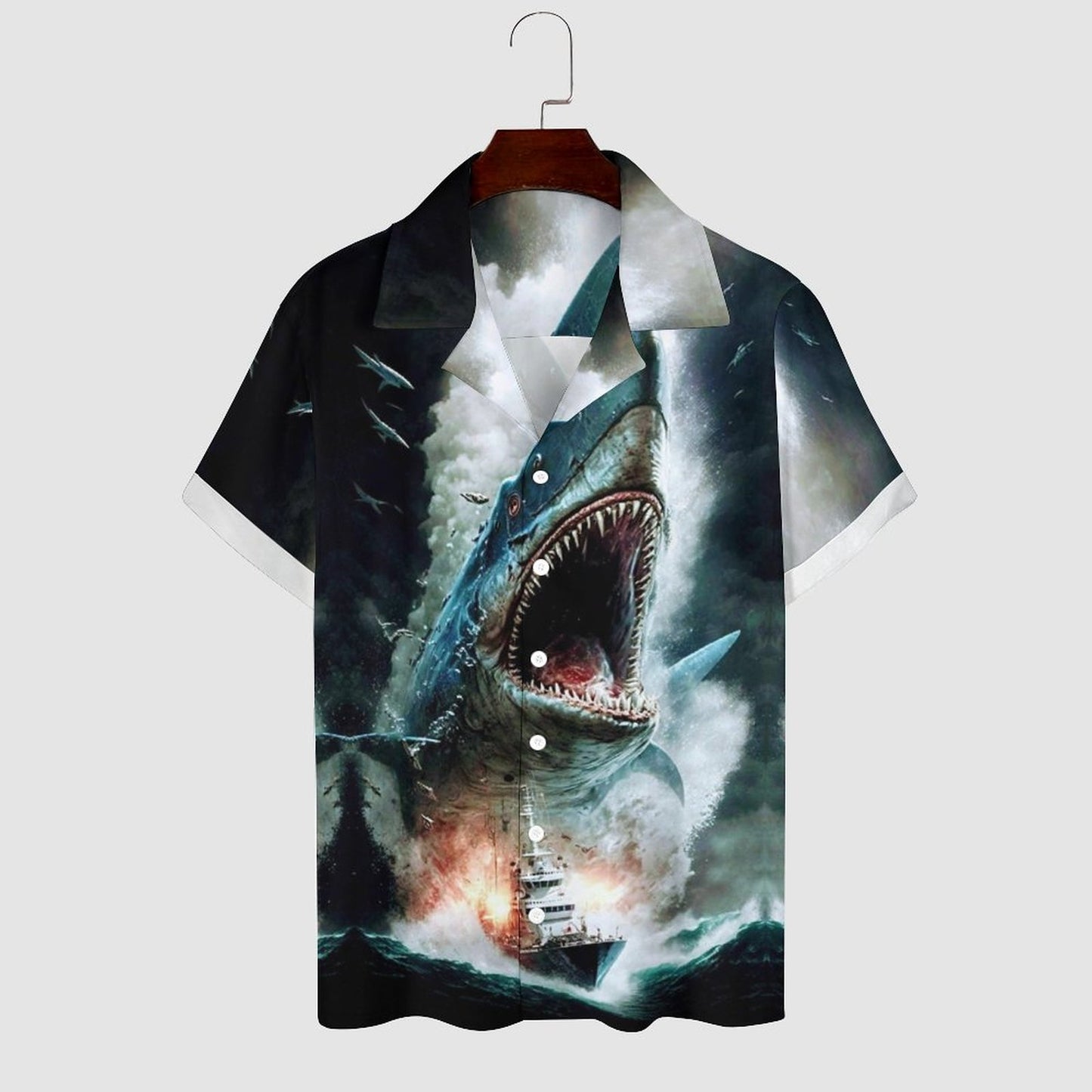 Men Hawaiian Casual Short Sleeve Shirt 2306101371