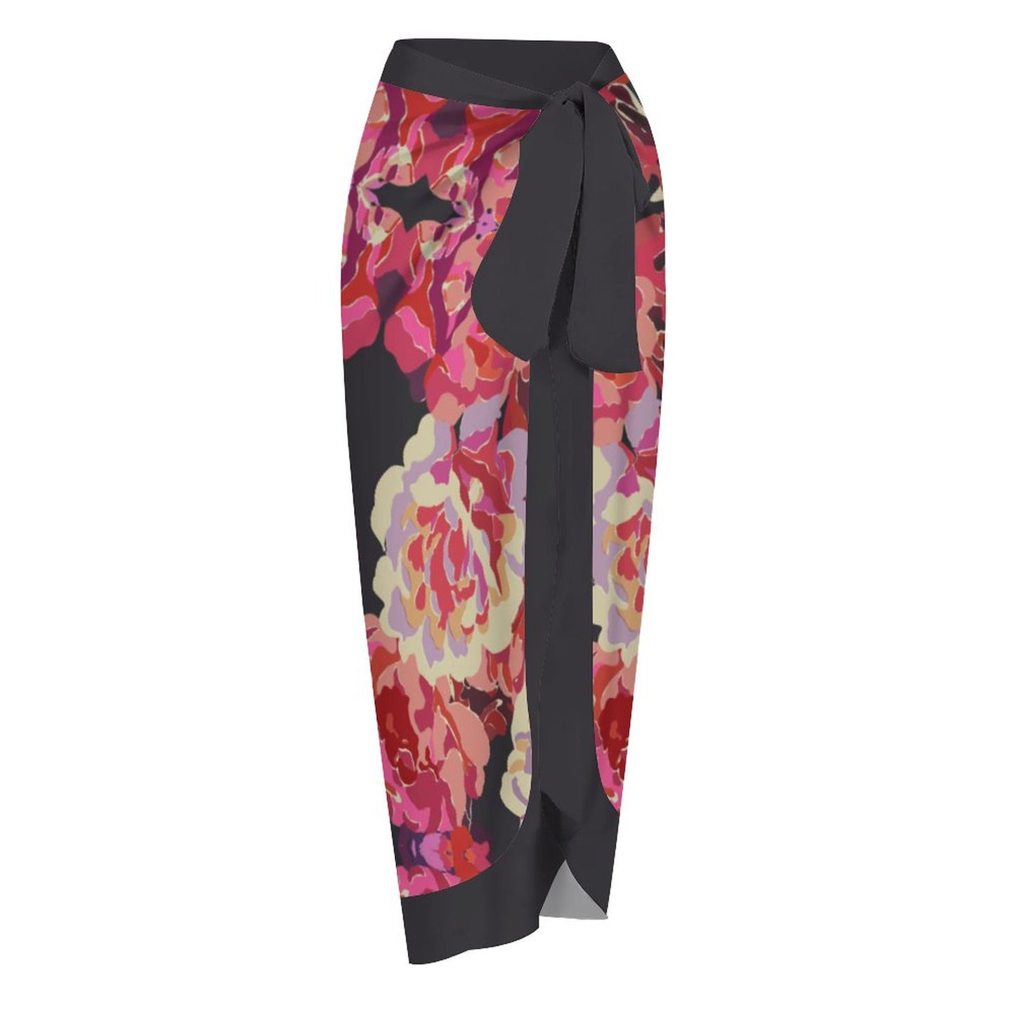 Casual Printed One-Piece Swimsuit And Cover Up 2305102465