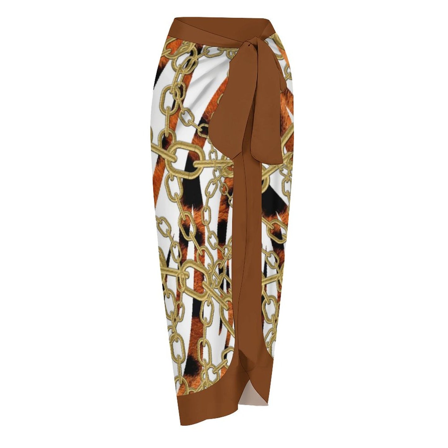 Casual Printed One-Piece Swimsuit And Cover Up 2305102689