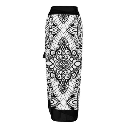 Casual Printed One Piece Swimsuit And Cover Up 2306102976