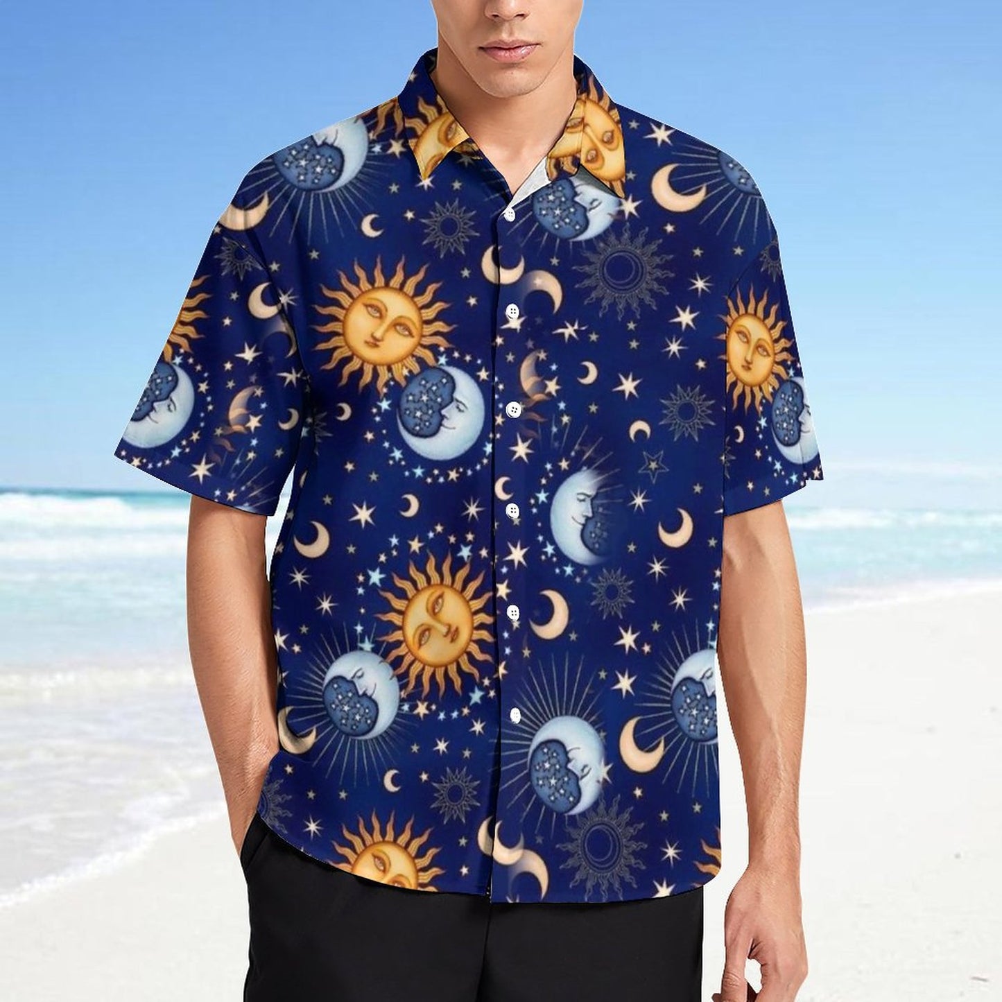 Men's Fashion Casual Printed Short Sleeve Shirts 2306100970
