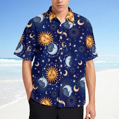 Men's Fashion Casual Printed Short Sleeve Shirts 2306100970