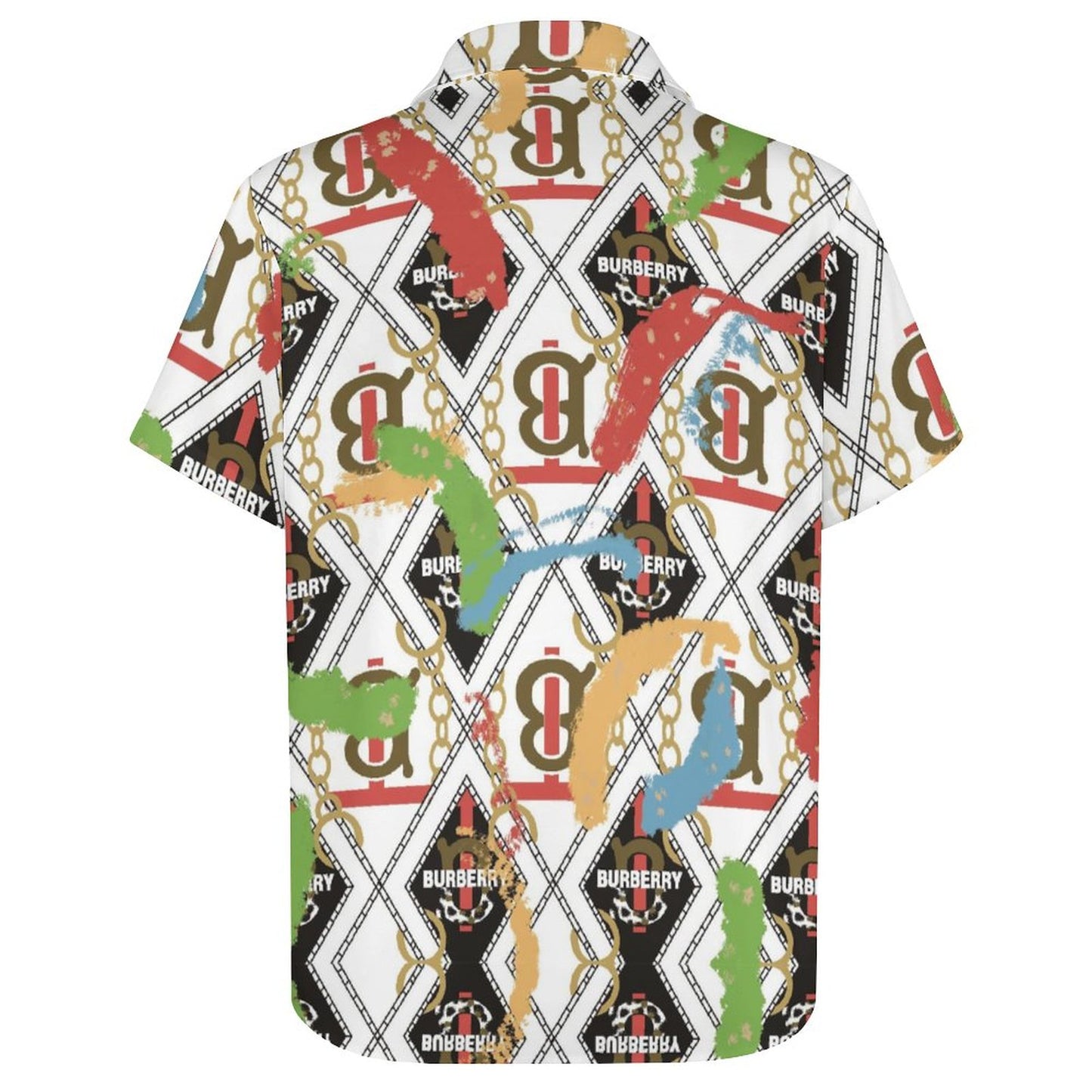 Men's Fashion Casual Printed Short Sleeve Shirts 2306105153