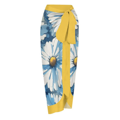 Casual Printed One-Piece Swimsuit And Cover Up 2305102445