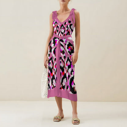 Casual Printed One-Piece Swimsuit And Cover Up 2305102684