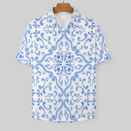 Men's Fashion Casual Printed Short Sleeve Shirts 2306100450