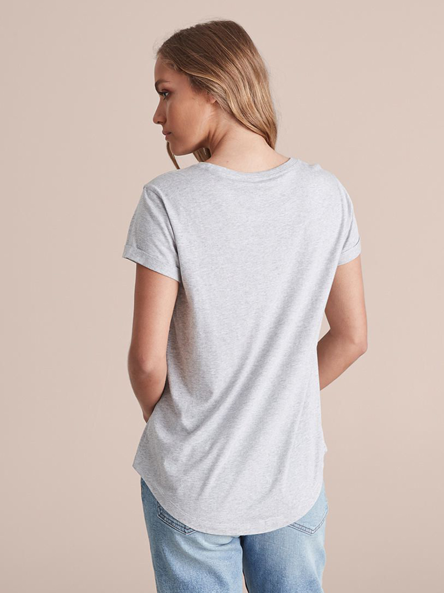 Unisex Round Neck Casual Printed Short Sleeve T-Shirt