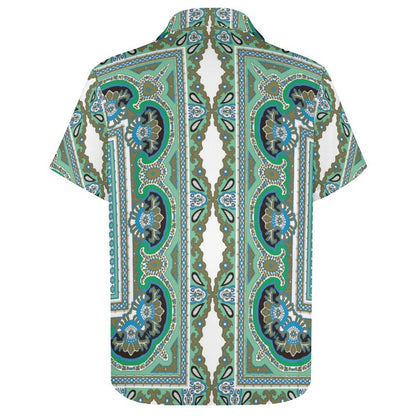 Men's Fashion Casual Printed Short Sleeve Shirts 2306101072
