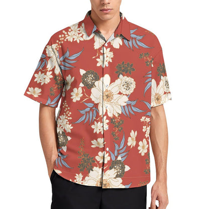 Men's Fashion Casual Printed Short Sleeve Shirts 2306101736