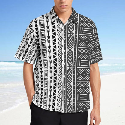 Men's Fashion Casual Printed Short Sleeve Shirts 2306101714