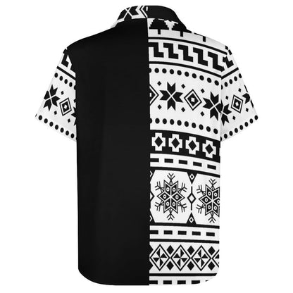 Men's Fashion Casual Printed Short Sleeve Shirts 2306101723