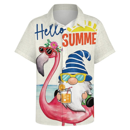 Men's Hawaiian Print Resort Shirt 2305103917
