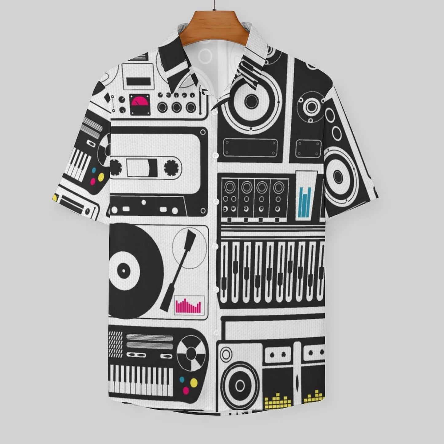 Men's Fashion Casual Printed Short Sleeve Shirts 2306101725