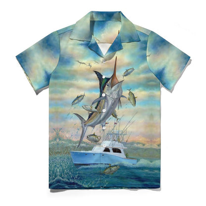 Men Hawaiian Casual Short Sleeve Shirt 2305106549