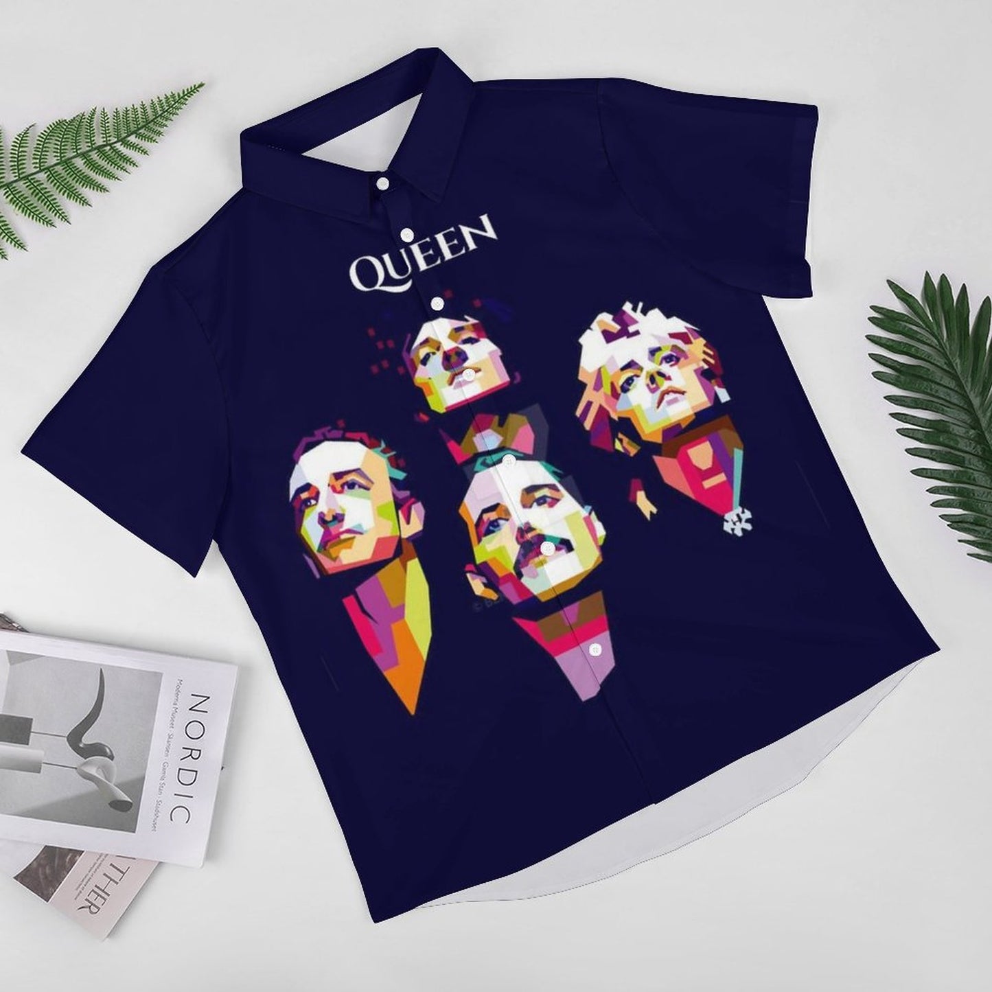 Men's Fashion Casual Printed Short Sleeve Shirts 2306102220