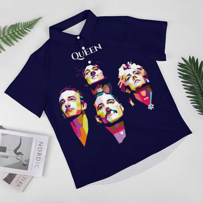 Men's Fashion Casual Printed Short Sleeve Shirts 2306102220