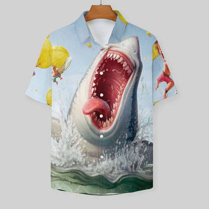 Men's Fashion Casual Printed Short Sleeve Shirts 2306100800