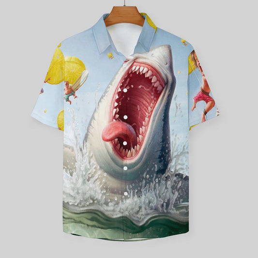Men's Fashion Casual Printed Short Sleeve Shirts 2306100800
