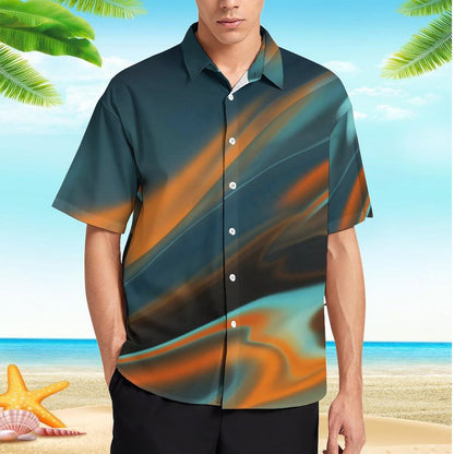 Men's Hawaiian Print Resort Shirt 2304109871
