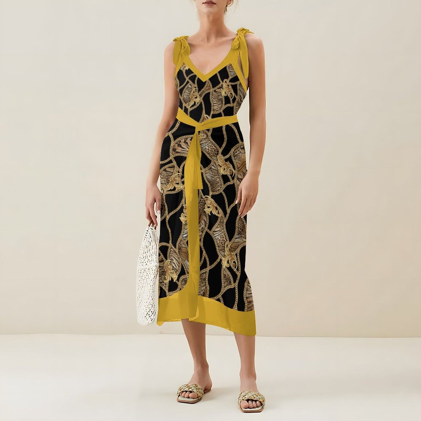 Casual Printed One Piece Swimsuit And Cover Up 2305105909