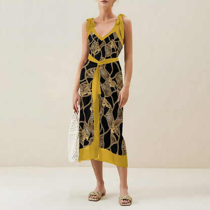 Casual Printed One Piece Swimsuit And Cover Up 2305105909