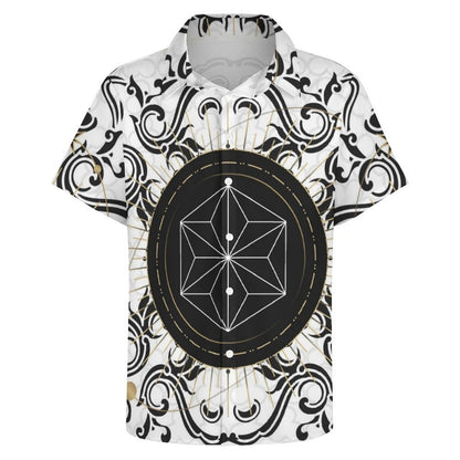 Men's Fashion Casual Printed Short Sleeve Shirts 2306101348